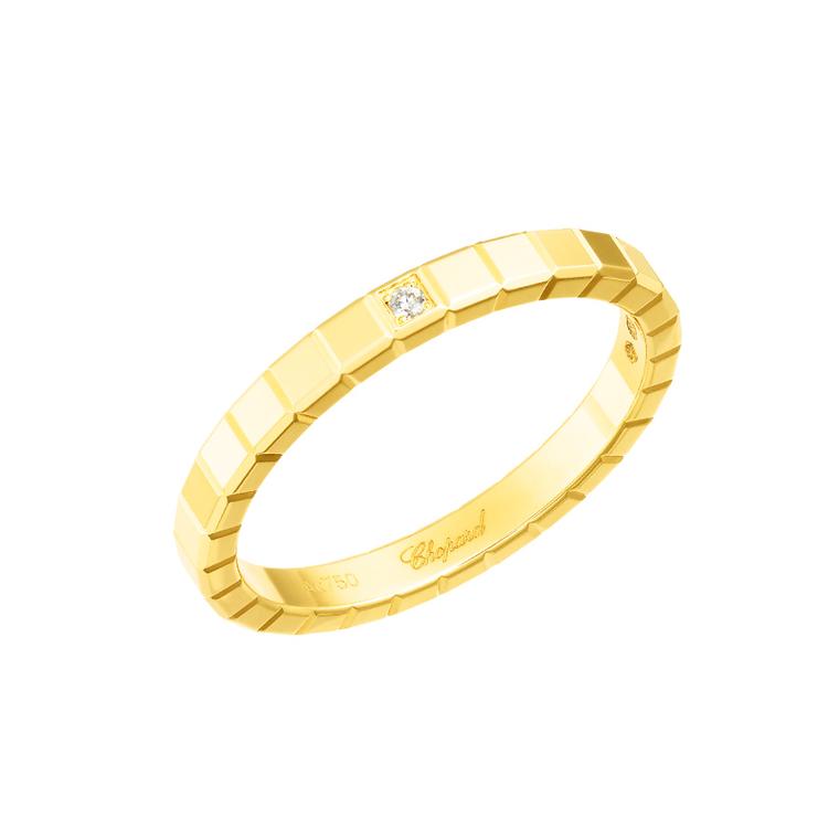 Chopard yellow gold Ice Cube ring