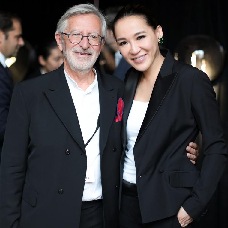 Cindy Chao with Dominique Chevalier