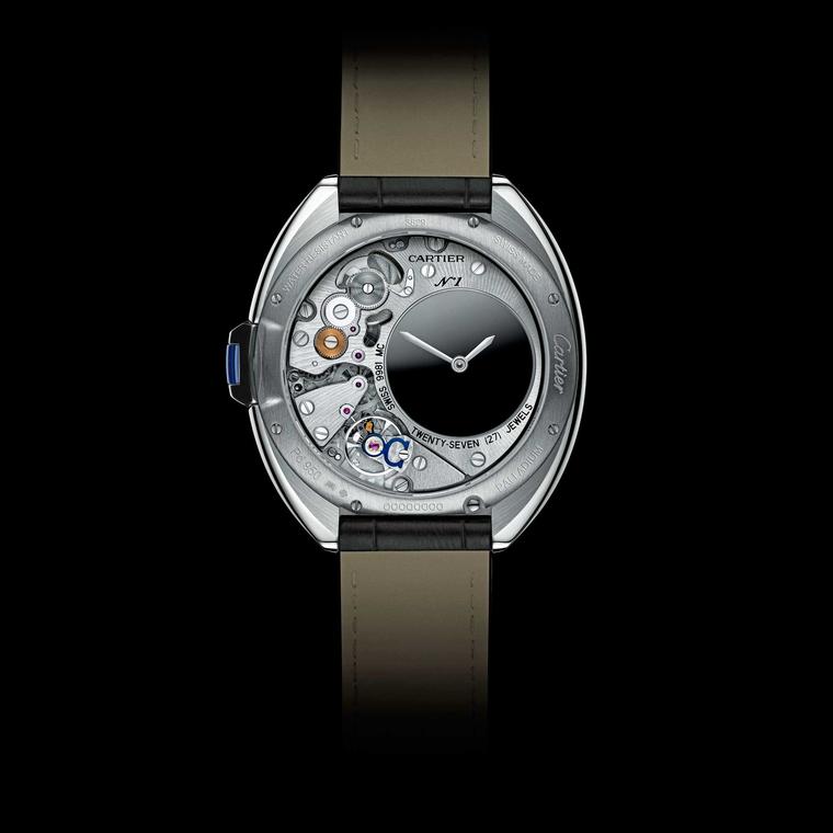 Clé de Cartier Mysterious Hour watch reverse