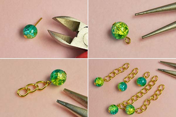 Step 1: Make the bead chain patterns