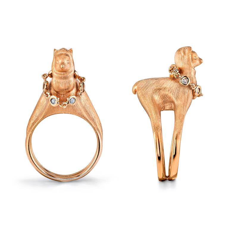 Daniela Villegas Baby Alpaca diamond ring