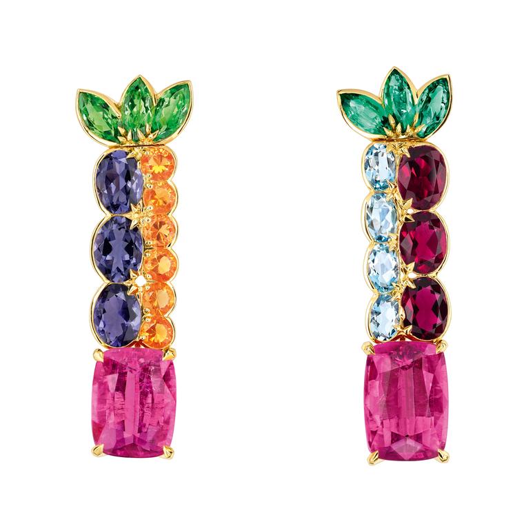 Dior Granville pink tourmaline earrings