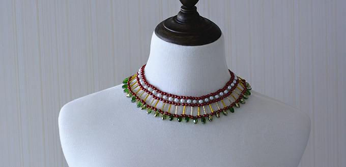  Instructions on How to Make Delicate Pearl Choker Necklace for Women 