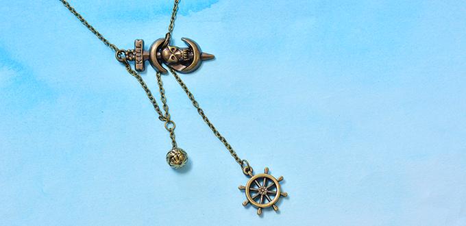 How to Make an Easy Handmade Vintage Antique Bronze Necklace for Men