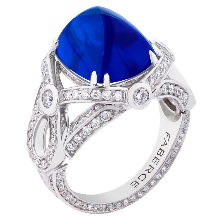 Faberg Devotion sapphire ring