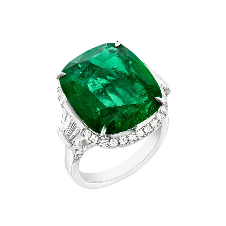 Fabergé Devotion emerald ring 11.44ct 