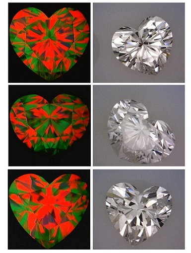 gemologist review of heart shaped diamonds