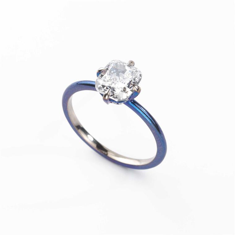 Glenn Spiro small diamond ring