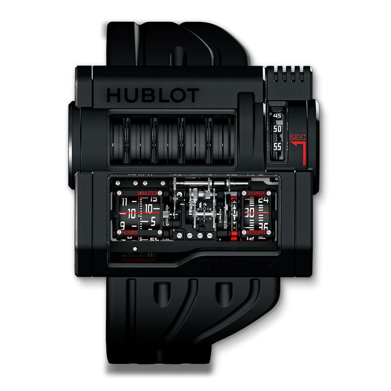 The Hublot MP 07 watch has 42 days of power reserve