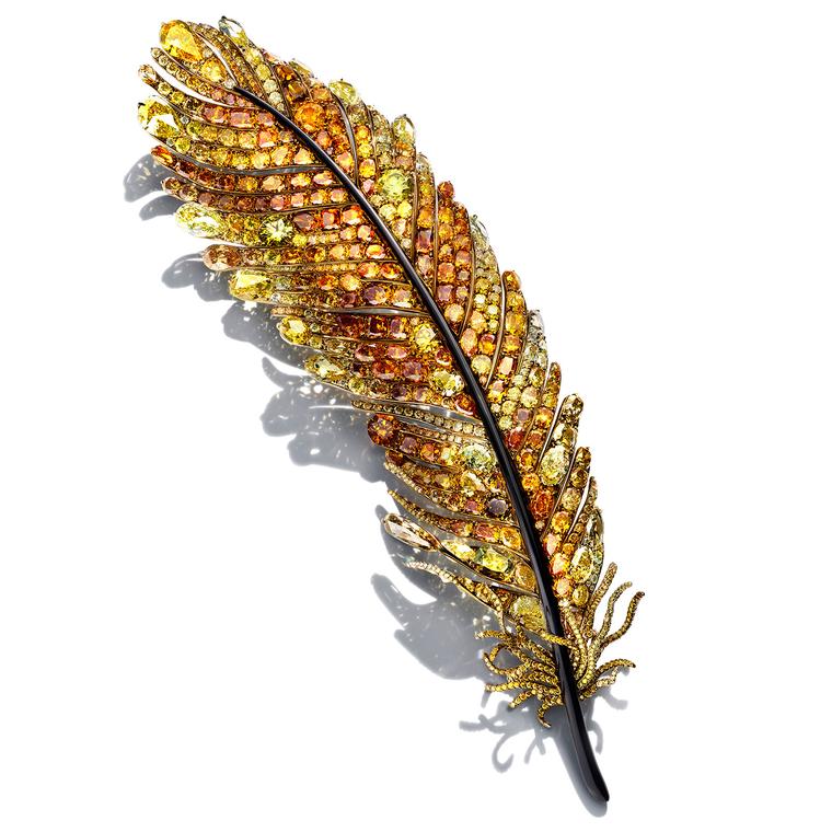 Cindy Chao The Art Jewel 2016 Black Label Masterpiece Phoenix Feather brooch
