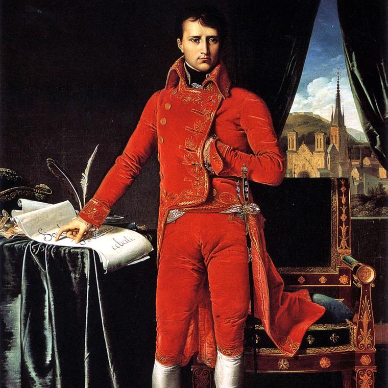 Ingres portrait of Napoleon