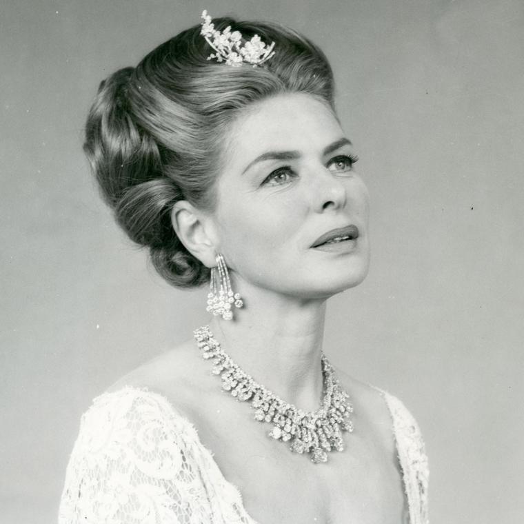 Ingrid Bergman wearing Bulgari