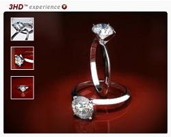 high definition 3d viewer for your proposal ring
