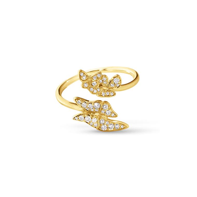 Jordan Askill for Georg Jensen diamond Butterfly ring