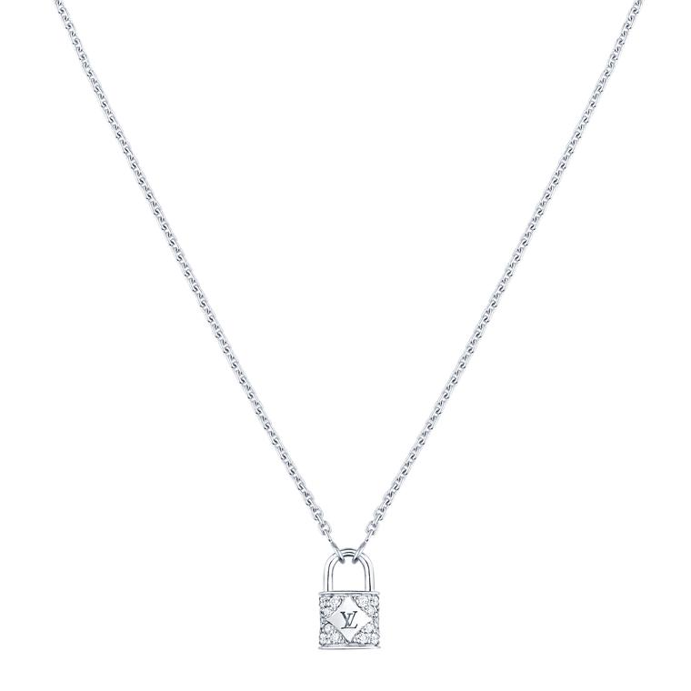 Louis Vuitton Lockit diamond pendant