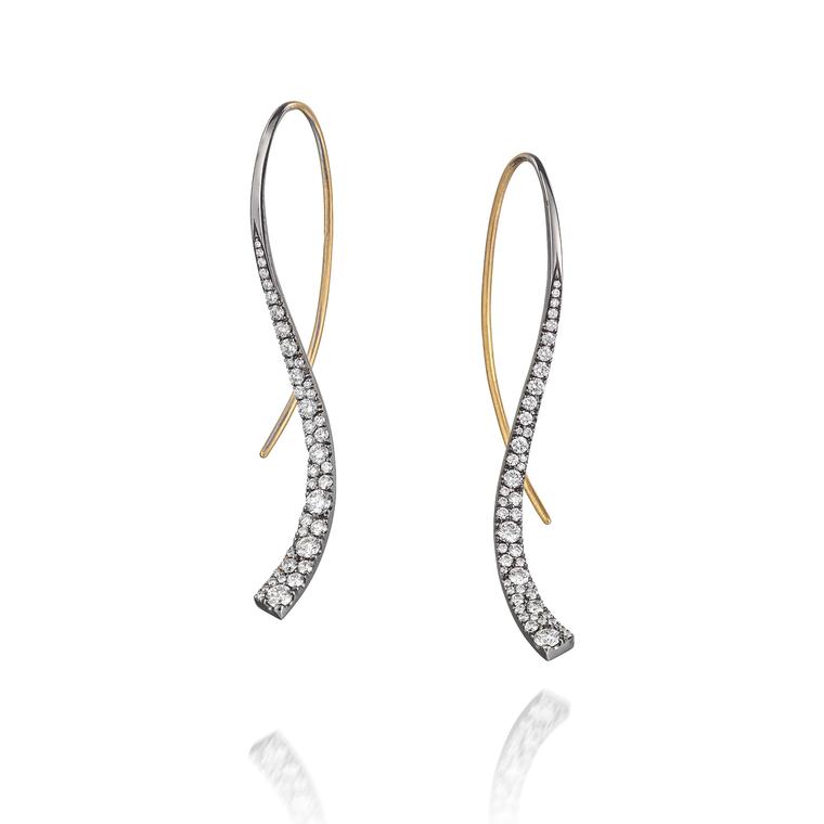 McCaul Goldsmiths Celestial diamond earrings