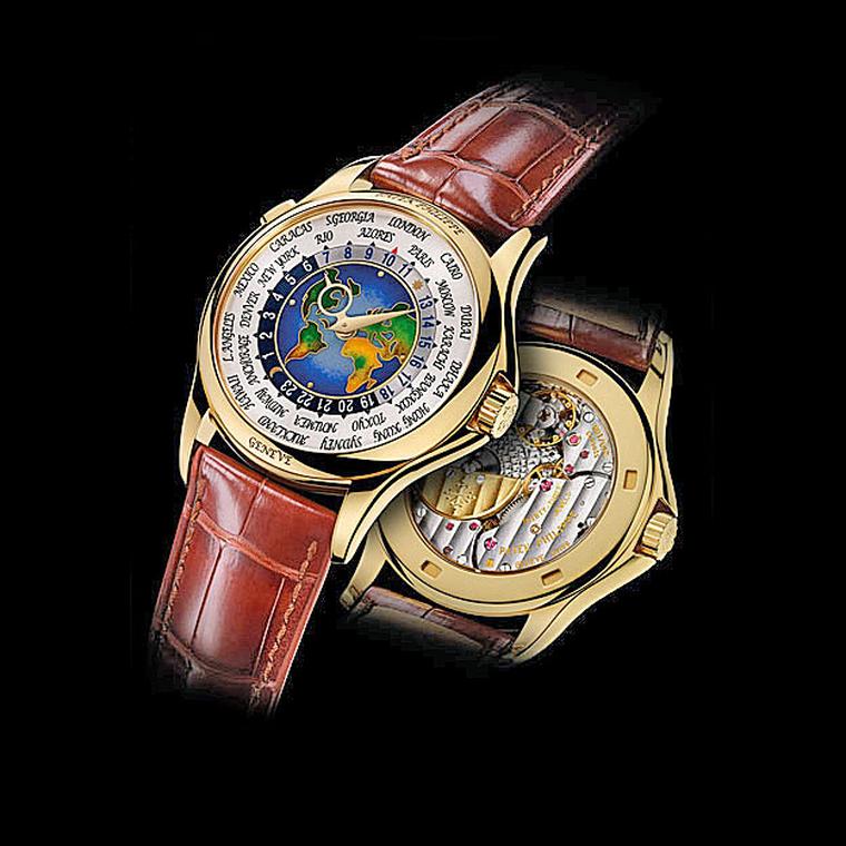 Patek Philippe World Time watch back and front