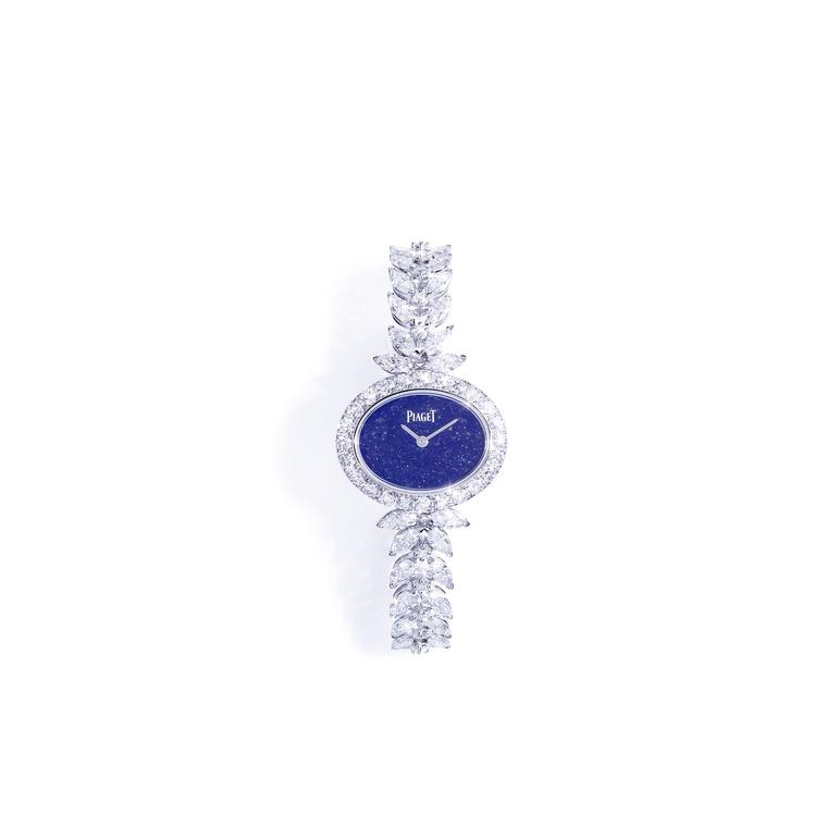 Piaget Sunny Side of life white gold watch with lapis lazuli dial