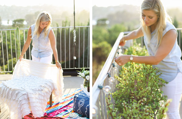 how to host a rooftop ladies’ night in | LaurenConrad.com