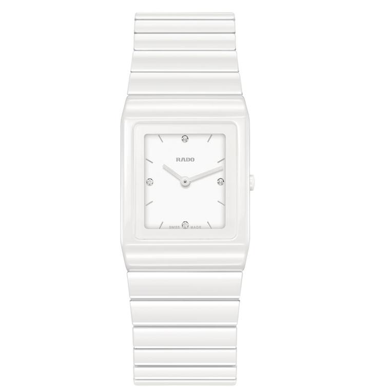 Rado Ceramica ladies' ceramic watch in white