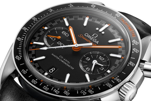 Omega Speedmaster Moonwatch Automatic Master Chronometer orange dial accents