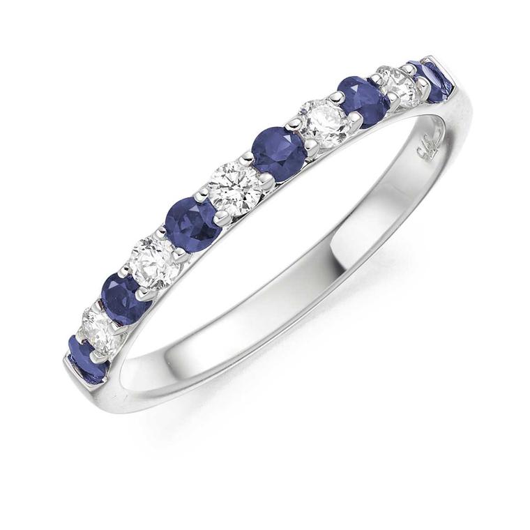 Swag Circle of Life sapphire and diamond eternity ring