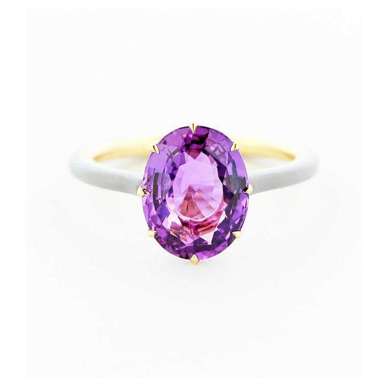Taffin purple sapphire ring
