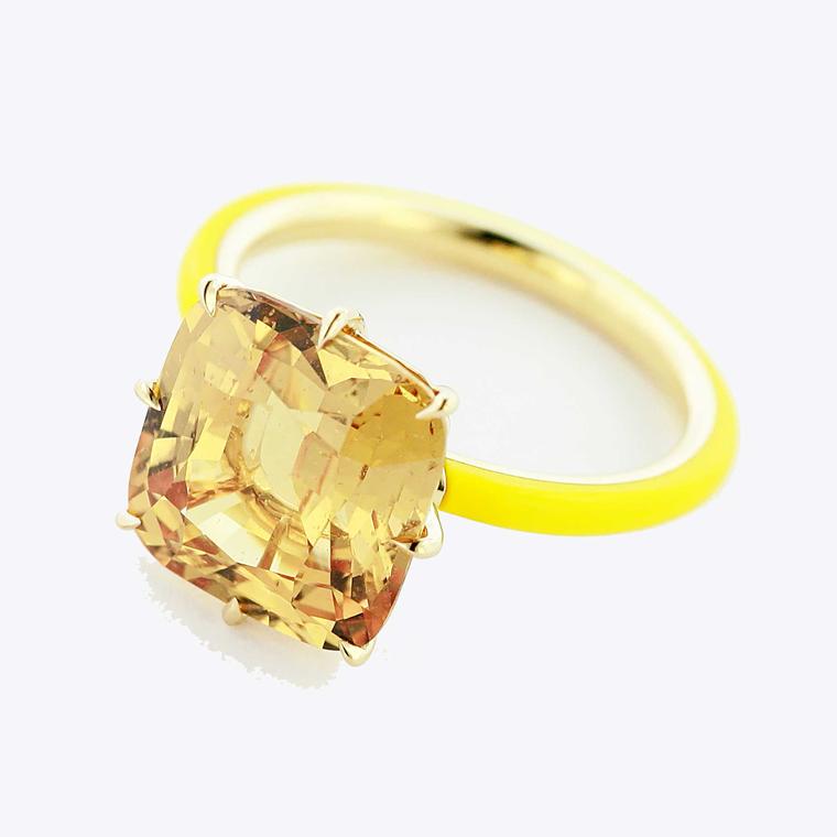 Taffin yellow sapphire ring