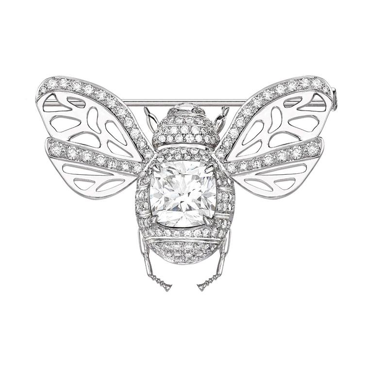 Theo Fennell Bee brooch with Forevermark Diamonds
