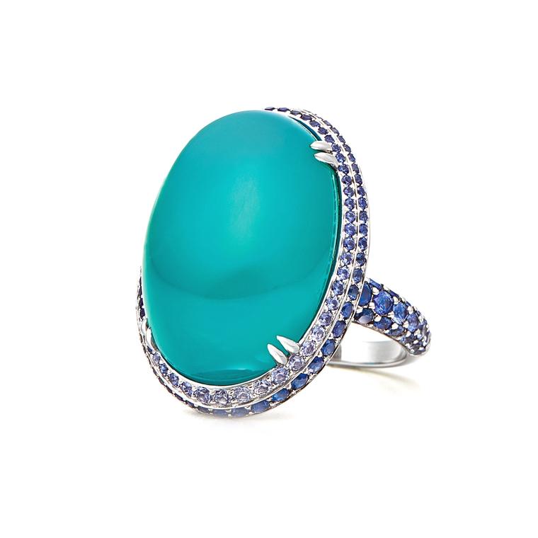 Tiffany Blue Book chrysocolla ring
