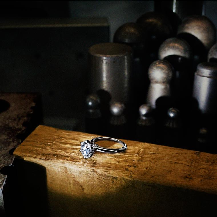 Tiffany diamond ring production
