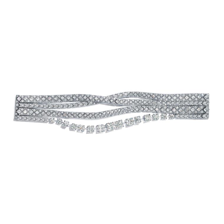 Tiffany Masterpiece Ribbons lucida diamond bracelet