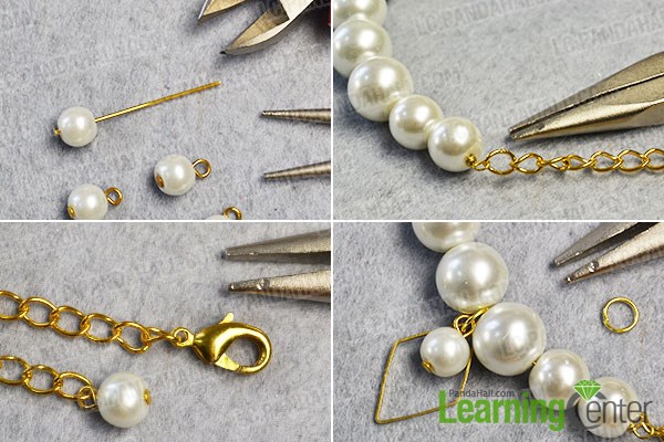 make the basic pearl and chain part