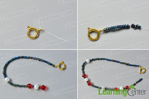 Make a seed beads strand