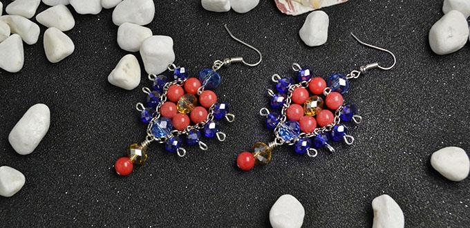 Pandahall Earrings Project-How to Make Glass and Jade Beads Earrings