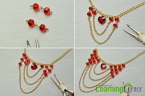 make more glass beads chains