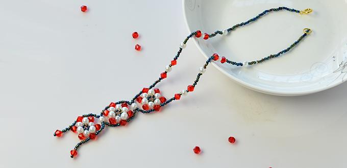 Pandahall Tutorial on How to Make a Beaded Flower Pendant Necklace
