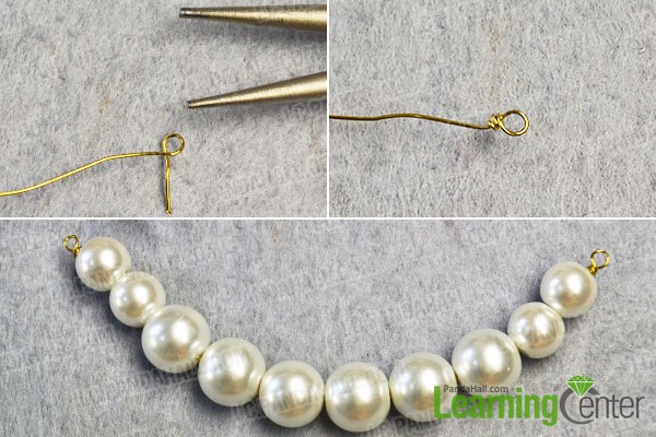 make the basic pearl beaded pattern