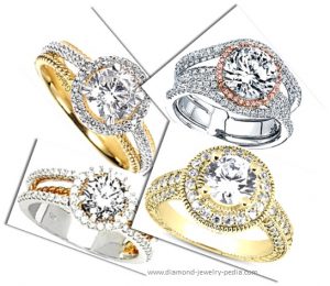 halo-engagement-rings-different-metal-tones